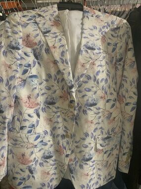 Burgundy Palm Sport Jacket